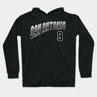 Retro San Antonio Number 9 Hoodie